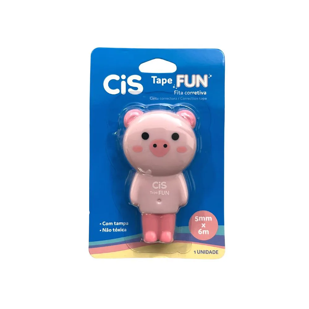Fita Corretiva Escolar Cis Tape Fun Top